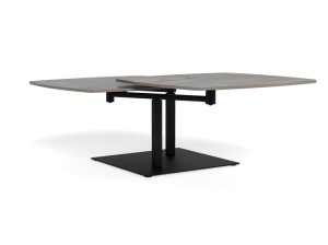 Masuta de cafea Carballo, Gri, 40x122x70 cm - Img 2