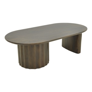 Masuta de cafea, Flute, Wenge, 65x130x40 cm - Img 2