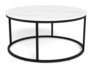 Masuta de cafea Spiro, Alb, 40x80x80 cm - Img 2