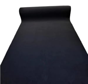 Mocheta evenimente Traversa, Plat, Negru, 200x600 cm, Delta 610
