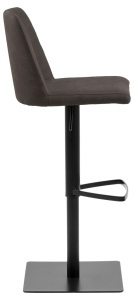 Scaun de bar Avanja, Gri, 107.5x43x51 cm - Img 5