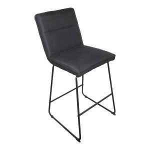 Scaun de bar Essential Negru 53x64.5x107 cm