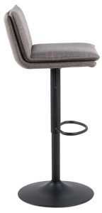 Scaun de bar Flynn V2, Gri, 107x44x53 cm - Img 4