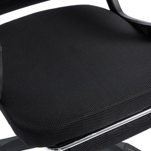 Scaun de birou, Meton, Negru, 60x48x128 cm - Img 11