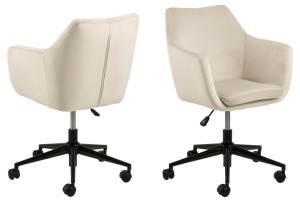Scaun de birou Nora V2, Maro, 91x58x58 cm - Img 2