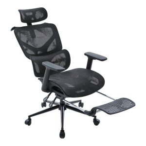 Scaun de birou V1, Vigo, Negru, 70x52x124 cm - Img 3