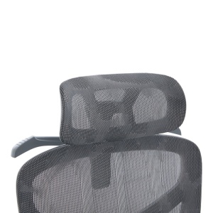 Scaun de birou, Vigo, Gri, 70x52x124 cm - Img 7