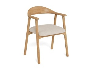 Scaun dining Addi, Bej, 75x56.8x52.5 cm - Img 3