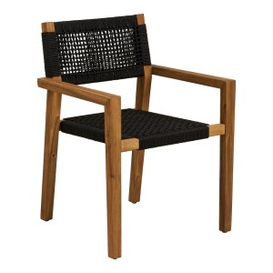 Scaun dining Anzio, Natural, 57x60x83 cm - Img 5