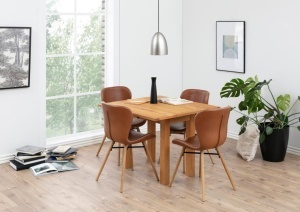 Scaun dining Batilda -A1 V3, Maro, 82.5x47x53 cm - Img 3