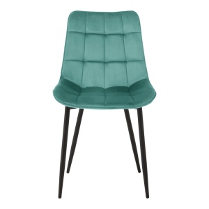 Scaun dining Berne, Negru, 57x53x87 cm - Img 4