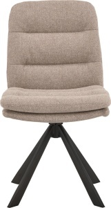Scaun dining Dean, Bej, 85x47.5x57 cm - Img 6