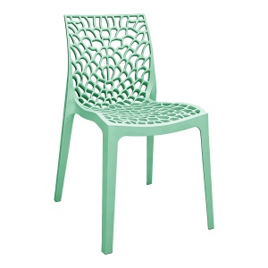 Scaun dining Hush, Verde, 53x41x80.5 cm