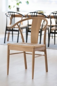 Scaun dining Janik, Alb, 83x54x54 cm