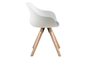 Scaun dining Tina, Gri, 80.5x56.5x53 cm - Img 5
