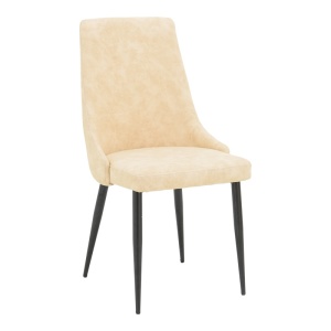 Scaun dining Trenda, Bej, 44x59x90 cm