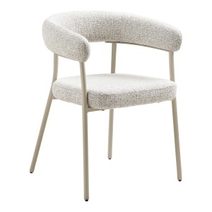 Scaun dining Trivio, Nisip, 56x57.5x77 cm - Img 5