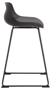 Scaun inalt Tina, Negru, 84x50x49 cm - Img 4