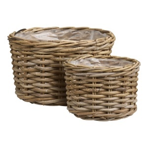 Set 2 piese Cosuri Kalak, Natural , 35x35x22 cm - Img 3