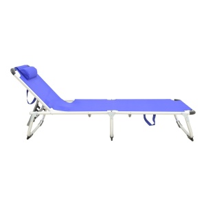 Sezlong, Fevepe, Albastru, 185x58.5x29.5 cm - Img 2