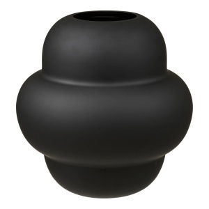 Vaza decorativa, Negru, 21x21x20 cm - Img 5