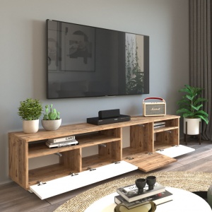 Έπιπλο TV FR5 Athlantic Pine-Λευκό - Img 5