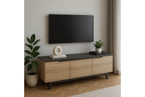 Έπιπλο TV, Pako Word, Kasandra, Καρυδί, 180 x 35 x 48 cm