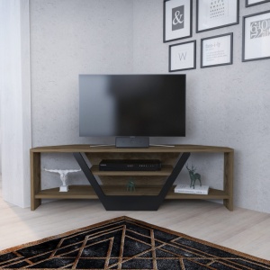 Έπιπλο TV Sares-Oud Oak, Μαύρο