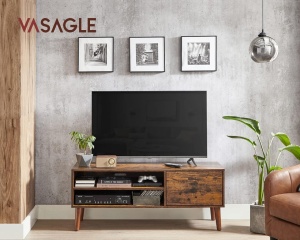 Έπιπλο TV, Vasagle, Καφέ, 120x40x49 cm
