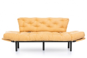 Αναδιπλούμενος καναπές 3 θέσεων Nitta Triple Mustard - Img 10