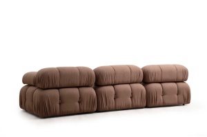 Αρθρωτός καναπές Bubble 1R Καφέ 95x95x75 cm - Img 3