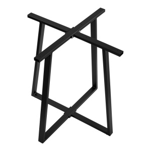 Βάση για επιφάνεια τραπεζιού, Mulbe I, Μαύρο, 50x50x90 cm