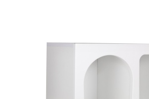 Βιβλιοθήκη Venus Λευκή 60x150x32 cm - Img 11