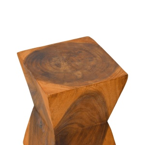 Βοηθητικό τραπεζάκι Clepsydra, Φυσικό, 31x31x45 cm - Img 3