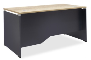 Γραφείο Lotus Oak, Ανθρακί 150x80x75 cm