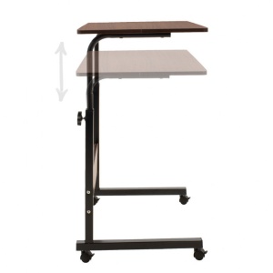 Γραφείο Piper Dark Oak - Μαύρο 60x40x69-90 cm - Img 3