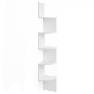Γωνιακό ράφι Vasagle, Λευκό 20x20x127.5 cm - Img 2
