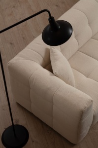 Δεξιός Modular Γωνιακός Καναπές Cady Μπεζ 300x150x72 cm - Img 4