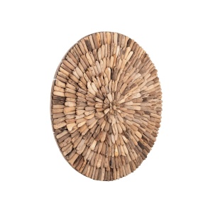 Διακόσμηση Τοίχου από ξύλο Wargrene Boho Pako World φυσικό 60x60x6 cm - Img 2