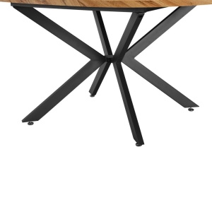 Επεκτεινόμενο τραπέζι Edina, Pako World, MDF, Sonoma, 130-170x130x75 cm - Img 6