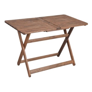 Επεκτεινόμενο τραπέζι κήπου Retto Καφέ 140x80x76 cm