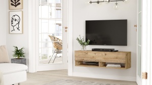 Έπιπλο TV Fr13 Φυσικό 100x29.1x31.6 cm - Img 3