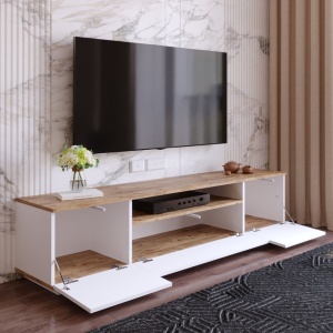 Έπιπλο TV Fr7 Λευκό 180x44.6x44.5 cm - Img 5