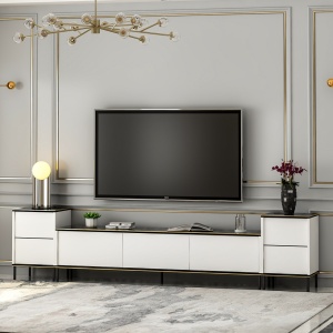 Έπιπλο TV Imaj Λευκό 180x45.2x35 cm - Img 4