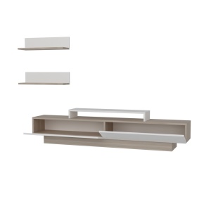 Έπιπλο TV Lusi Λευκό 180x40x31 cm - Img 3