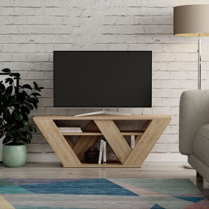 Έπιπλο TV Pipralla Δρυς 110x40x30 cm - Img 5