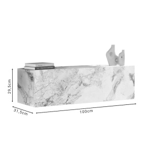 Έπιπλο TV Serit Pako World Ιβουάρ 100x31.5x29.6 cm - Img 5