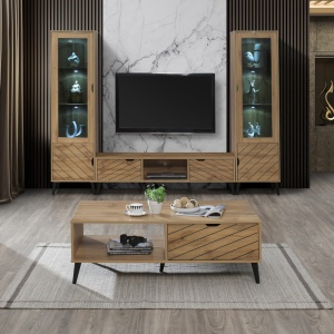 Έπιπλο TV Thelma Pako World Sonoma 150x40x41.6 cm - Img 2