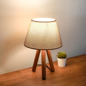 Επιτραπέζιο φωτιστικό AYD-3168 Μπεζ 22x14x30 cm