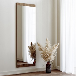 Καθρέφτης Boy Aynasi Dekoratif Basic Ceviz 40x120 - Img 3